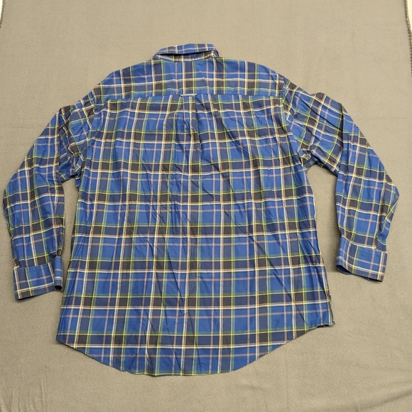 Cabela's Mens Blue Plaid Button Down Shirt Size XL - Picture 7 of 10